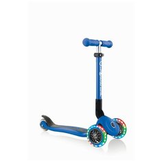 Самокат "Globber" JUNIOR FOLDABLE LIGHTS, синий