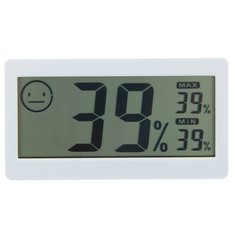 Термометр LTR-11, электронный, с гигрометром, белый 1048613 Luaz On