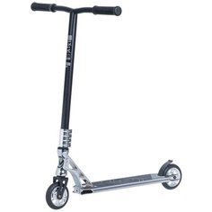 Самокат трюковый Novatrack Pixel Pro BL, PU 2020 колеса 110 мм с алюмин.ободом, жесткость PU 88A, abec9, серебристый 110A.PIXEL.SL20