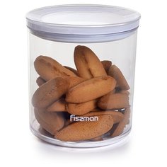 Контейнер для хранения продуктов 10,5x12см / 660мл Круглый (пластик) Fissman