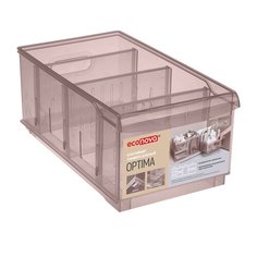Контейнер универсальный "OPTIMA", 5,0л, 165х305х129 мм (Коричневый) Econova