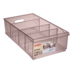 Контейнер универсальный "OPTIMA", 11,5л, 242х450х129 мм (Коричневый) Econova