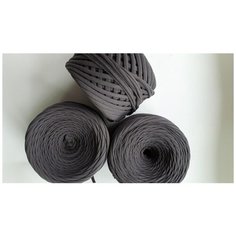 Трикотажная пряжа цвет графит, 2 мотка Knitka