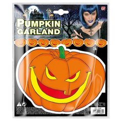 Декорация на хэллоуин: Гирлянда "Смеющаяся тыква", 3 м Widmann