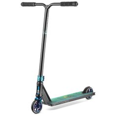 Трюковый самокат Fox V-tech 01 black/neo-blue 2021