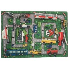 Развивающая игра из фетра на липучках "Веселые машинки"