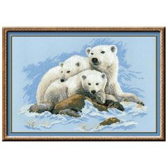 Риолис Набор для вышивания 1033 Белые медведи