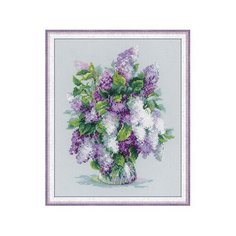 Набор для вышивания RIOLIS "Нежная сирень" 24х30 см Риолис