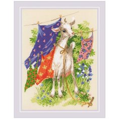 Набор для вышивания RIOLIS "Озорная козочка" 30х40 см Риолис