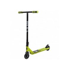 Самокат трюковой Novatrack Wolf 110 Plastic EL (2019) черный/зеленый