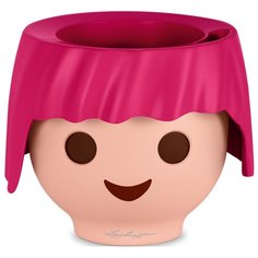 Настольное кашпо с автополивом Lechuza OJO, пластик, розовое, Д21 В16 см, 19041