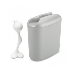 Контейнер для хранения продуктов с ложкой HOT STUFF L 1,5 л серый Koziol