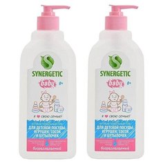 Synergetic антибактериальный гель для мытья детской посуды, игрушек, сосок и бутылочек Baby, 2, 0.5 л