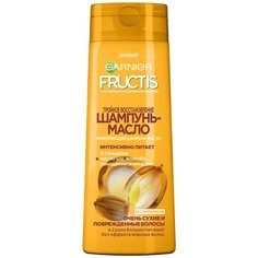 GARNIER Fructis шампунь-масло Тройное восстановление Укрепляющий с 3-глицеридом и маслами для очень сухих и поврежденных волос, 250 мл