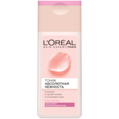 LOreal Paris Тоник Абсолютная нежность Роза+Жасмин, 200 мл