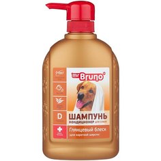 Шампунь Mr.Bruno №1 Глянцевый блеск для собак с короткой шерстью 350 мл