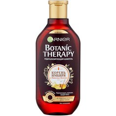 GARNIER ревитализирующий шампунь Botanic Therapy Корень имбиря и маточное молочко для истощенных, даже тонких волос, 400 мл