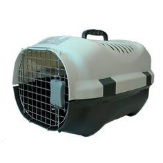 Клиппер-переноска для кошек и собак Родные места D01 47х30х29 см белый
