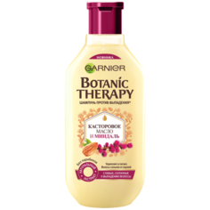 GARNIER шампунь Botanic Therapy Касторовое масло и Миндаль против выпадения для слабых, склонных к выпадению волос, 250 мл