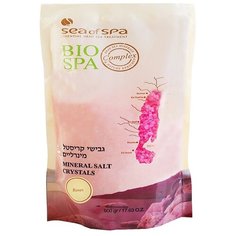 Sea of Spa Bio Spa Ароматическая цветная соль Роза, 500 г