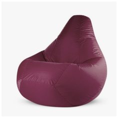 Кресло мешок PUFOFF L Maroon Oxford