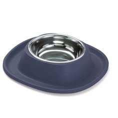 Миска Lilli Pet для животных, на подставке, 230 мл, черничный