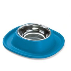 Миска Lilli Pet для животных, на подставке, 230 мл, синяя