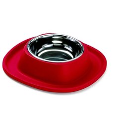 Миска Lilli Pet для животных, на подставке, 230 мл, красная