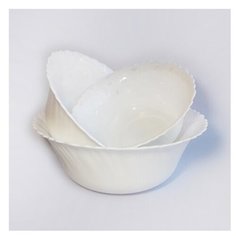 Набор салатников "ИЛЬ-ДЕ-ФРАНС (Волна)" 3 пр.: салатник 17.5 см, 20 см, 22.5 см Chinbull