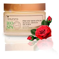 SEA of SPA Скраб-масло для тела Bio Spa с ароматом "Розы" и минералами Мертвого моря, 350 мл (Израиль)