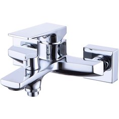 Смарт-Лофт смеситель для ванны и душа, керам.переключатель, с аксессуарами, хром Smar Tsant