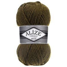 Пряжа Alize Superlana Maxi (214 оливковый) 5 шт.