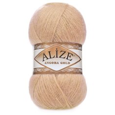 Пряжа Alize Angora Gold (95 свет.-бежевый) 5 шт.