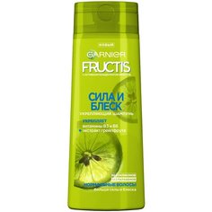 GARNIER Fructis шампунь Сила и Блеск Укрепляющий с витаминами и экстрактом грейпфрута для нормальных волос, 400 мл