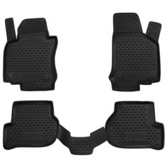 Комплект ковриков салона ELEMENT NLC.3D.51.26.210kh для Volkswagen Golf 4 шт. черный