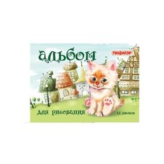 Альбом для рисования Пифагор Пушистики 29.7 х 21 см (A4), 100 г/м², 12 л.