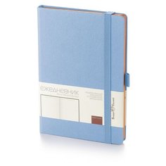 Ежедневник Bruno Visconti Monaco полудатированный, искусственная кожа, А5, 136 листов, голубой