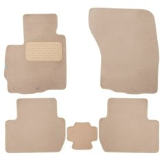 Коврики в салон Klever Premium RENAULT Kaptur, 2016-, 5 шт. (текстиль, бежевые), KLEVER04413422112kh Клевер