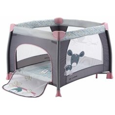 Манеж Babies P-2L серый/розовый