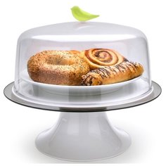 Тортовница Qualy Sparrow зеленая
