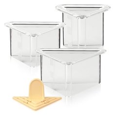 Формочки для придания блюдам формы PRESTO FoodStyle, треугольники, 3 шт / Tescoma