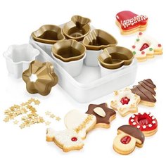 Формочки для рождественского песочного печенья DELICIA, 6шт / Tescoma