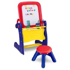 Парта-мольберт Crayola со стульчиком (5029) синий/красный/желтый Grown Up