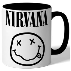 Кружка цветная Nirvana, смайлик Drabs