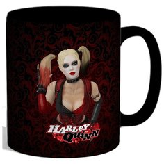Кружка цветная с рисунком Harley Quin Drabs