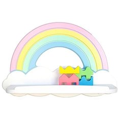 Полка настенная детская POLKI-DECOR "Радуга"