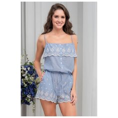 Mia-Amore Короткий комбидресс Nizza на тонких бретелях, голубой, XS