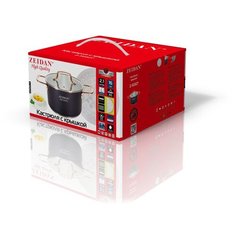 Кастрюля со стеклянной крышкой ZEIDAN Z-50327 - 2.1 л