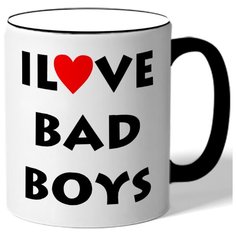 Кружка I love bad boys Drabs