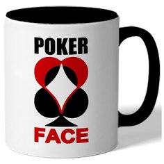 Кружка Poker face , Покер фэйс Drabs